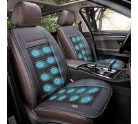 Mommax Cojín de Asiento de Coche de refrigeración Funda de Asiento con Aire Acondicionado Asiento ventilado de 12 V con Ventilador Funda de Asiento cómoda, Transpirable y refrigerada para el Verano