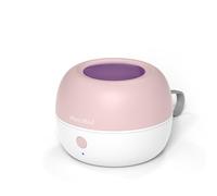 MomMed Desinfectante portátil para chupete, caja desinfectante con luz UV, 99,98 % de limpieza en 3 minutos, 90 ciclos de desinfección, recargable por USB, desinfectante para chupetes para bebés sobre