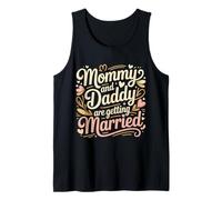 Mommy and Daddy Are Getting Married Boda Infantil - Camiseta sin Mangas