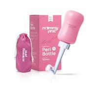 Mommy First™ EasyCleanse - Botella Peri para el cuidado posparto, botella boca abajo para limpieza y recuperación perineal, bidé portátil, esencial posparto, rosa bebé, 12.2 onzas