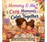 Mommy & Me: Cozy Moments to Color Together Coloring Book: A Mother’s Day Coloring Book for Kids with Bold & Easy Pages, Fun Activities & a Special Gift for Mom