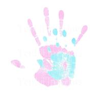 Mommy & Me Inkless Handprint and Footprint Kit by OC Trading