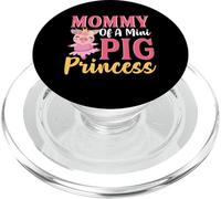 Mommy of A Mini Pig Princess Mama Mom Mummy Mum Mothers Day PopSockets PopGrip para MagSafe