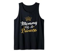 Mommy of A Princess Daughter Mothers Day For Mom Camiseta sin Mangas