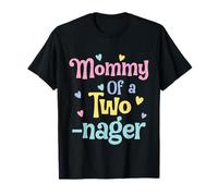 Mommy of A Twonager Matching Family Party 2nd Birthday Mom Camiseta