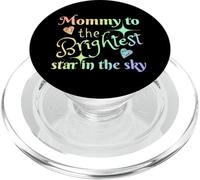 Mommy of An Angel- Regalo de la pérdida de bebé de la Estrella más Brillante en el Cielo PopSockets PopGrip para MagSafe