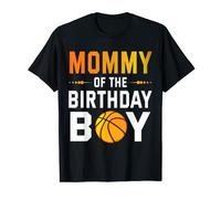 Mommy Of The Birthday Baloncesto Player Boy Happy Mother Son Camiseta