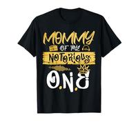 Mommy Of The Notorious One Old School Hip Hop 1er Cumpleaños Camiseta