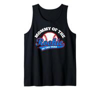 Mommy of The Rookie of The Year Baseball Mom First Birthday Camiseta sin Mangas