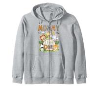 Mommy Of The Wild One Safari Jungle 1er Cumpleaños Niños Sudadera con Capucha