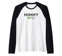 Mommy Powered By Love Fueled By Coffee Camiseta Manga Raglan