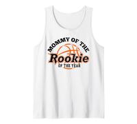 Mommy Rookie of The Year Basketball Mom of The Birthday Boy Camiseta sin Mangas