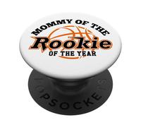Mommy Rookie of The Year Basketball Mom of The Birthday Boy PopSockets PopGrip Adhesivo