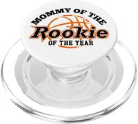 Mommy Rookie of The Year Basketball Mom of The Birthday Boy PopSockets PopGrip para MagSafe