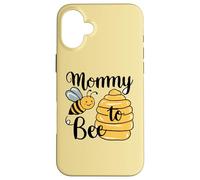 Mommy To Be New Mom Bee Baby Shower Baby Shower Anuncio Carcasa para iPhone 16 Plus
