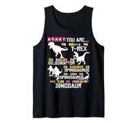 Mommy You Are As Strong As Strong As T Rex Dinosaur Mother's Day Camiseta sin Mangas