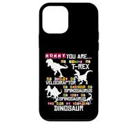 Mommy You Are As Strong As Strong As T Rex Dinosaur Mother's Day Carcasa para iPhone 12 mini