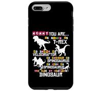 Mommy You Are As Strong As Strong As T Rex Dinosaur Mother's Day Carcasa para iPhone 7 Plus/8 Plus