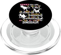 Mommy You Are As Strong As Strong As T Rex Dinosaur Mother's Day PopSockets PopGrip para MagSafe