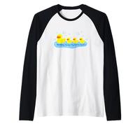Mommy You'Re My Lucky Duck Lindo Pato de Goma Camiseta Manga Raglan