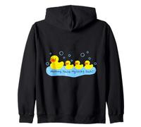Mommy You'Re My Lucky Duck Lindo Pato de Goma Sudadera con Capucha