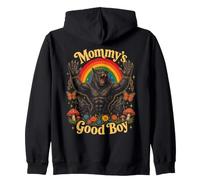 Mommy's Good Boy Hombre Lobo Divertido Sudadera con Capucha