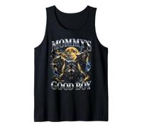 Mommy's Good Boy Wolf Pack Luna Llena Bootleg Divertido Camiseta sin Mangas