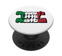 Mommy's Little Meatball Italiano Divertido PopSockets PopGrip Adhesivo