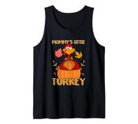 Mommy's LittleTurkey Thanksgiving Thankful For Family Camiseta sin Mangas
