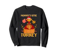 Mommy's LittleTurkey Thanksgiving Thankful For Family Sudadera