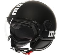 MOMO Cascos FGTR Classic Black / White Matt M