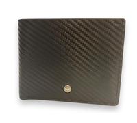 MOMO Design Cartera piel efecto carbono Art. MO10CA, Negro , Piccolo, Casual