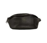 Momo Design Riñonera de piel negra para hombre, Negro , Talla única