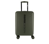 MOMO Design Trolley Cabin Small con Logo Verde Militar y Negro, Verde Militar E Negro, Trolley Cabin Small