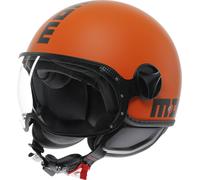 MOMO FGTR Classic Candy Casco Jet, naranja, tamaño S para Hombres