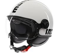 MOMO FGTR Classic Mono 2.0 Casco a reacción, blanco, tamaño L para Hombres