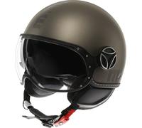 MOMO FGTR Evo Hip Casco Jet, Mate de bronce, Talla XS (53/54)