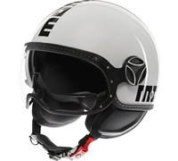 MOMO FGTR Evo Mono S26 Casco a reacción, Blanco, Talla M (57/58)