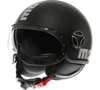 MOMO FGTR Evo Mono S26 Casco a reacción, negro, tamaño M para Hombres