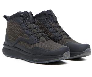 MOMO Firegun-3 WP Zapatos de motocicleta, negro/verde, Talla 46