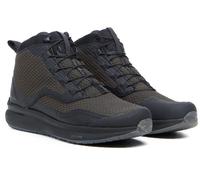 MOMO Firegun-3 WP Zapatos de motocicleta, negro-verde, tamaño 46 para Hombres