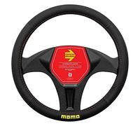 Funda volante poliuretano Momo easy negro rojo universal
