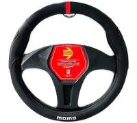 Funda volante poliuretano Momo italy swc 014 negro/rojo