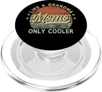 Momo Like A Grandma Only Cooler Mother's Day Momo PopSockets PopGrip para MagSafe