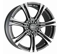 Momo Next Anthracite Matt Polished 15x6.5 ET25 4x108 Llantas de aleación (Coche)
