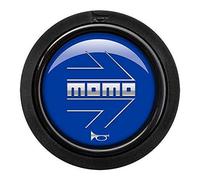 MOMO PULSADOR ARROW LOGO.POLISH AZUL.-CHR.2C F (DESCATALOGADO)