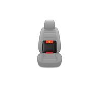 MOMO - Soporte Lumbar para Coche Compact, Cojín Ergonómico con Espuma Viscoelástica y Gel, Medidias 33x34x11 cm, Color Negro/Carbón