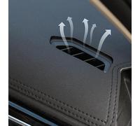 Momoap Tapete de cuero negro para salpicadero, cubierta para tablero interior, consola interior, compatible con cubierta negra para salpicadero, compatible con MG ZS 2018-2025