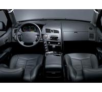 Momoap Tapete de cuero negro para salpicadero de automóvil, cubierta de tablero interior, compatible con SsangYong Kyron 2005-2025