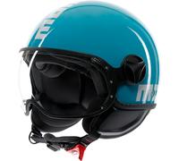 MOMO FGTR Classic Candy Casco Jet, azul, tamaño S para Hombres